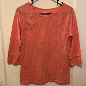 Coral quarter sleeve T shirt